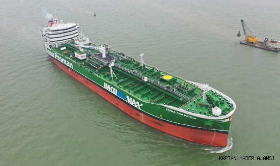 Çin'de inşa edilen ilk metanol yakıtlı tanker deniz denemelerinde