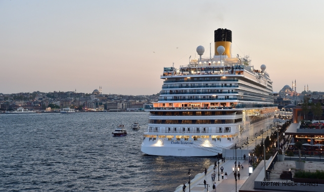 Tarihin en büyük yolcu gemisi Costa Venezia’nın ilk durağı Galataport İstanbul