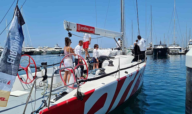 Cumhurbaşkanlığı 3. Uluslararası Yat Yarışları'nda ilk tekne Bodrum'a ulaştı