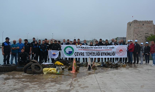 Sinop'ta denizden "çöplük" çıktı