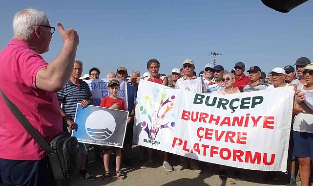 Burhaniye' de dere ve deniz kirliliğine dikkat çekildi