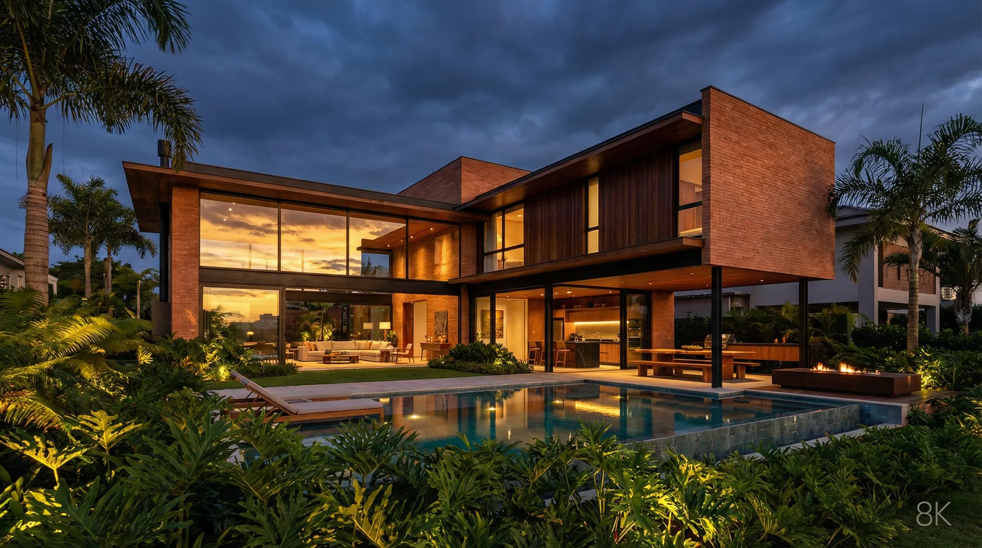 Casa pronta com tijolo ecológico