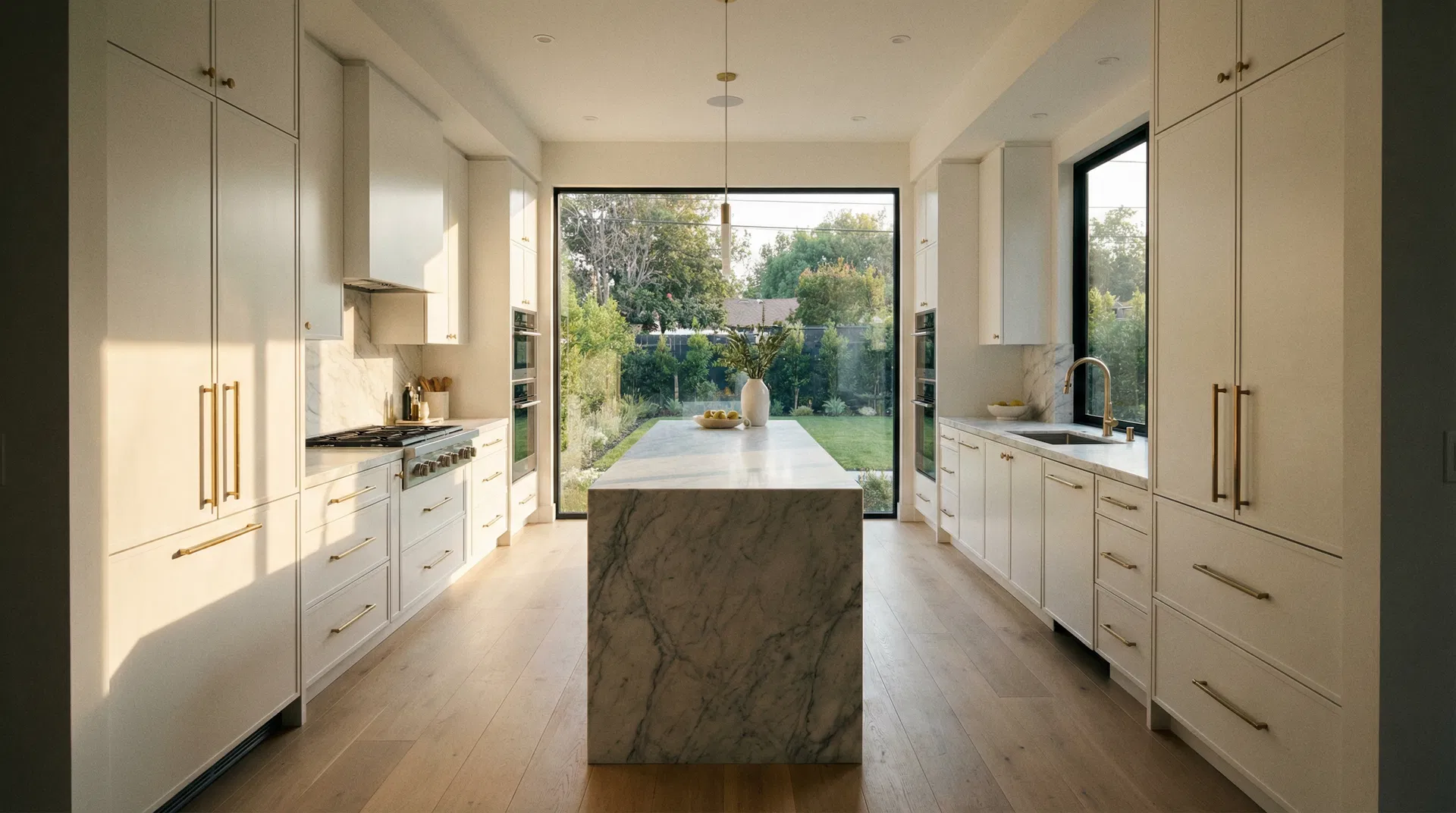 Modern Galley Kitchen
