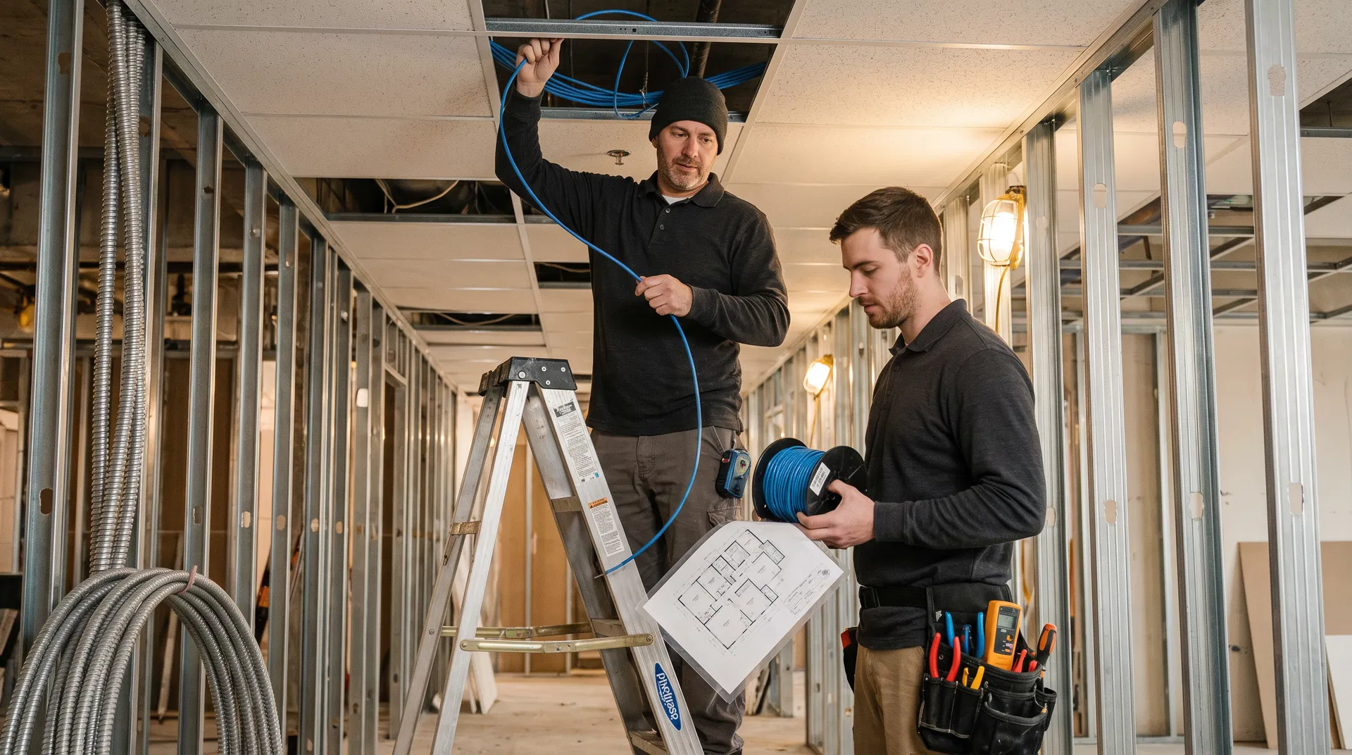 Perotek installation team on site