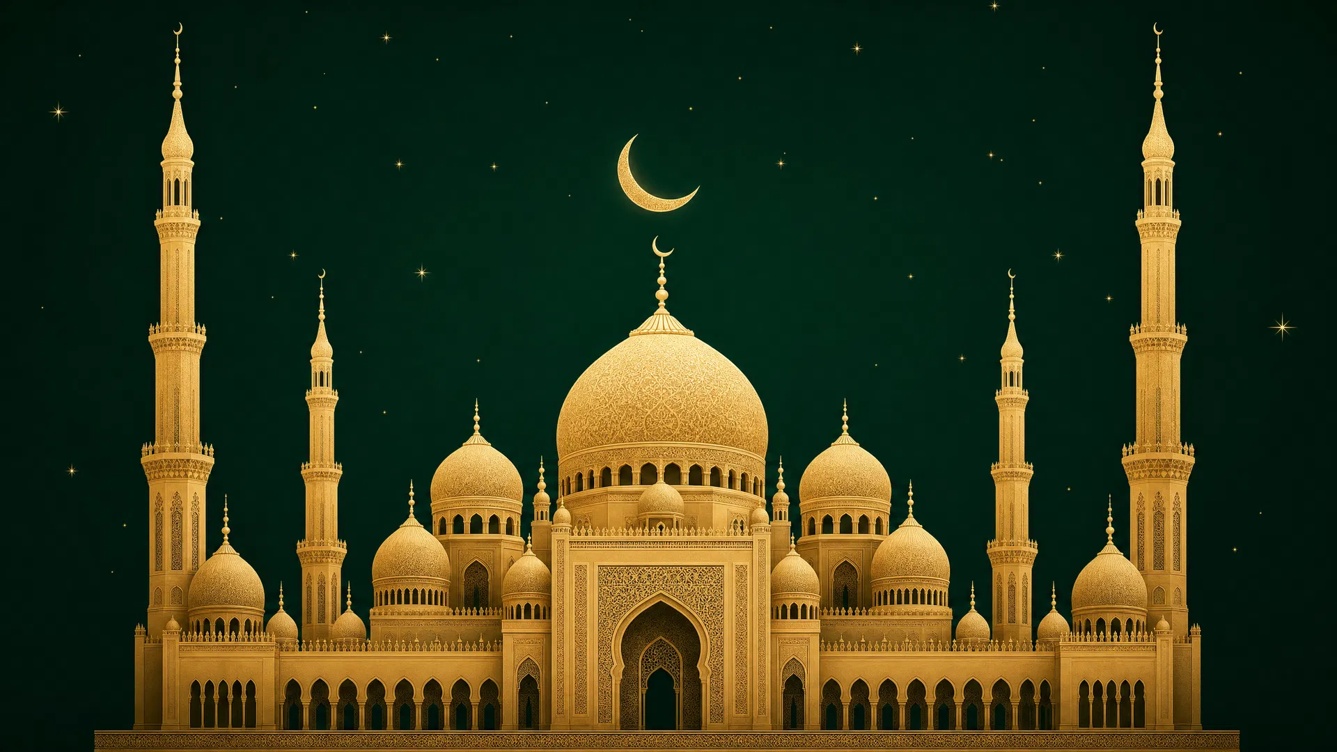 Mosque silhouette