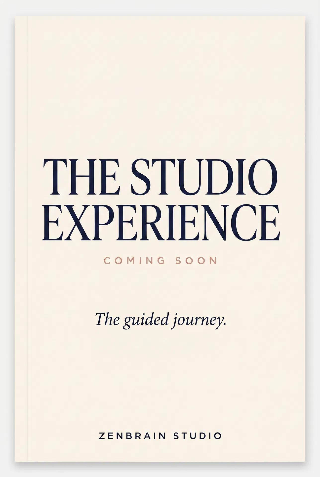 The Studio Experience