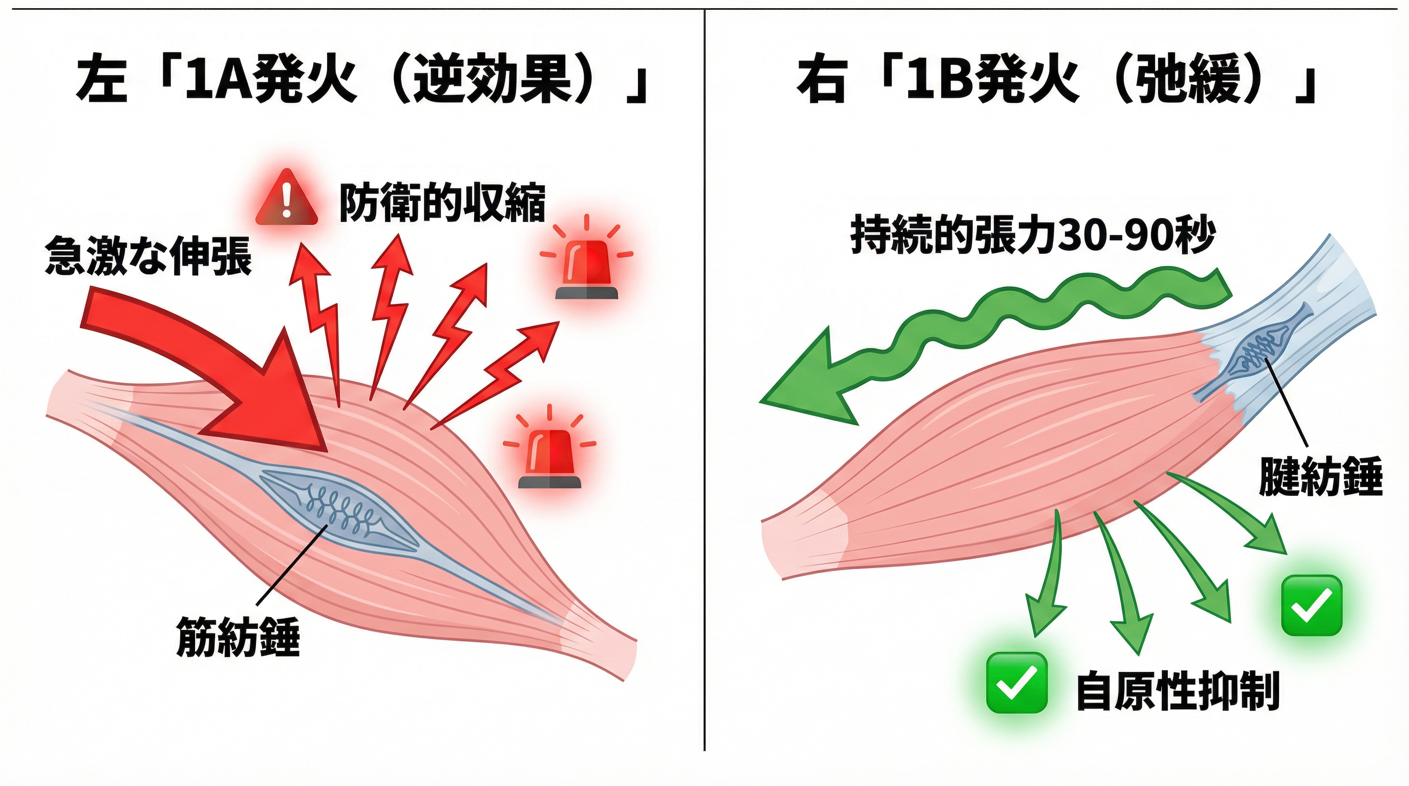 30-90秒の持続的張力が真のストレッチ効果をもたらす