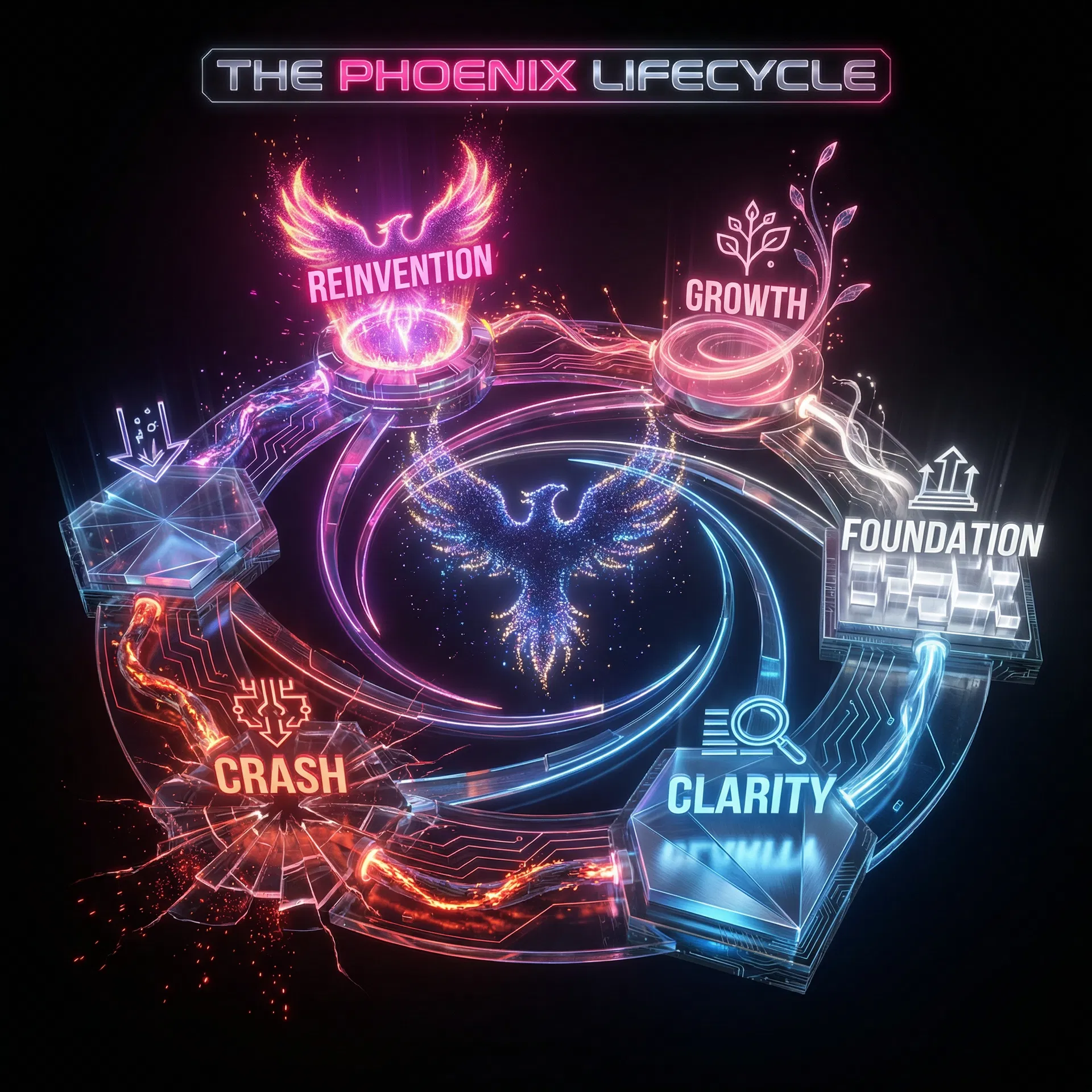 The Phoenix Framework — 6 phases of business turnaround lifecycle