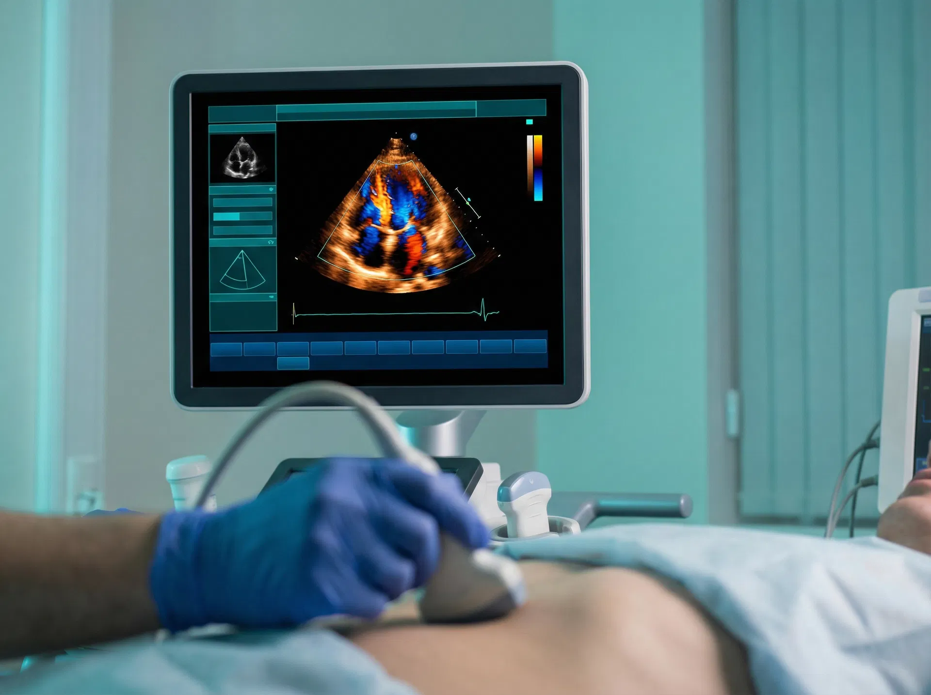 Echocardiography cardiac ultrasound