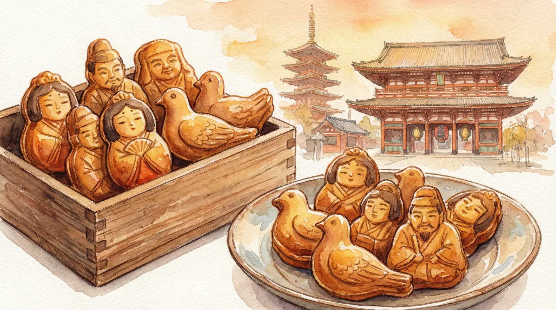 人形焼き — 東京の歴史と温もりを伝える甘い逸品