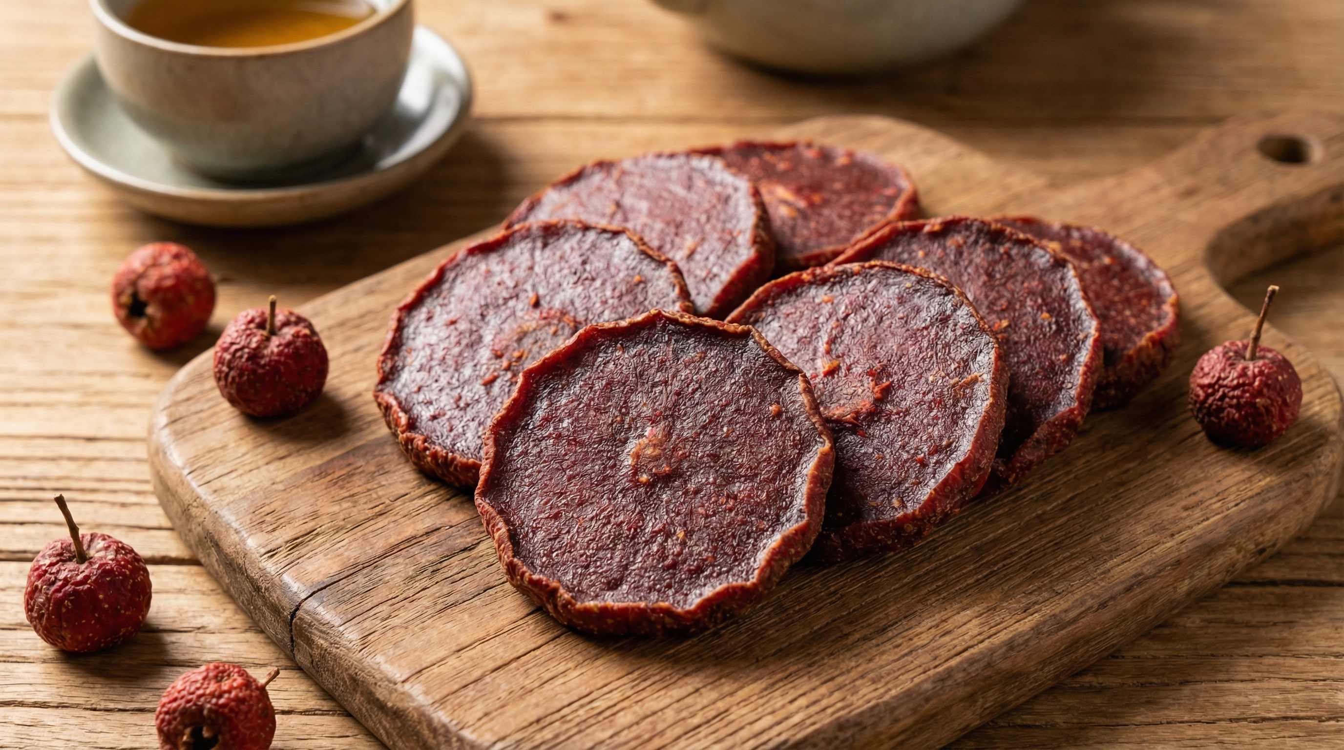 中国の伝統菓子、山査子餅で旅気分