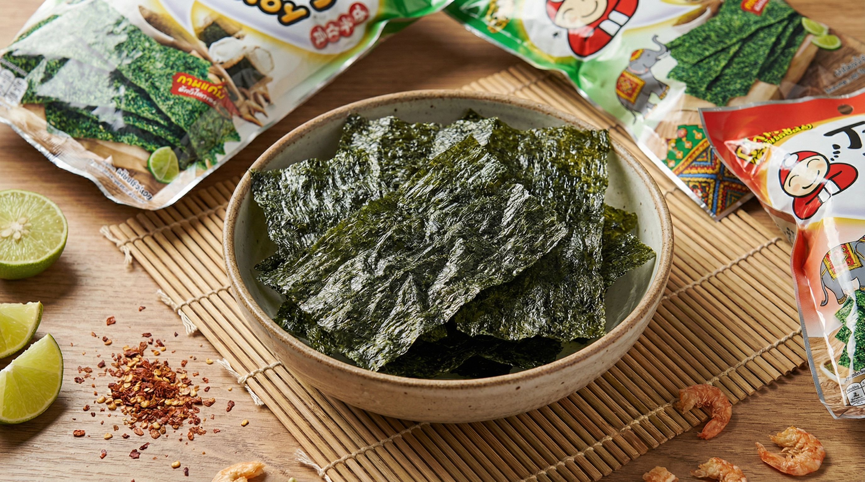 タイの人気海苔スナックで旅気分