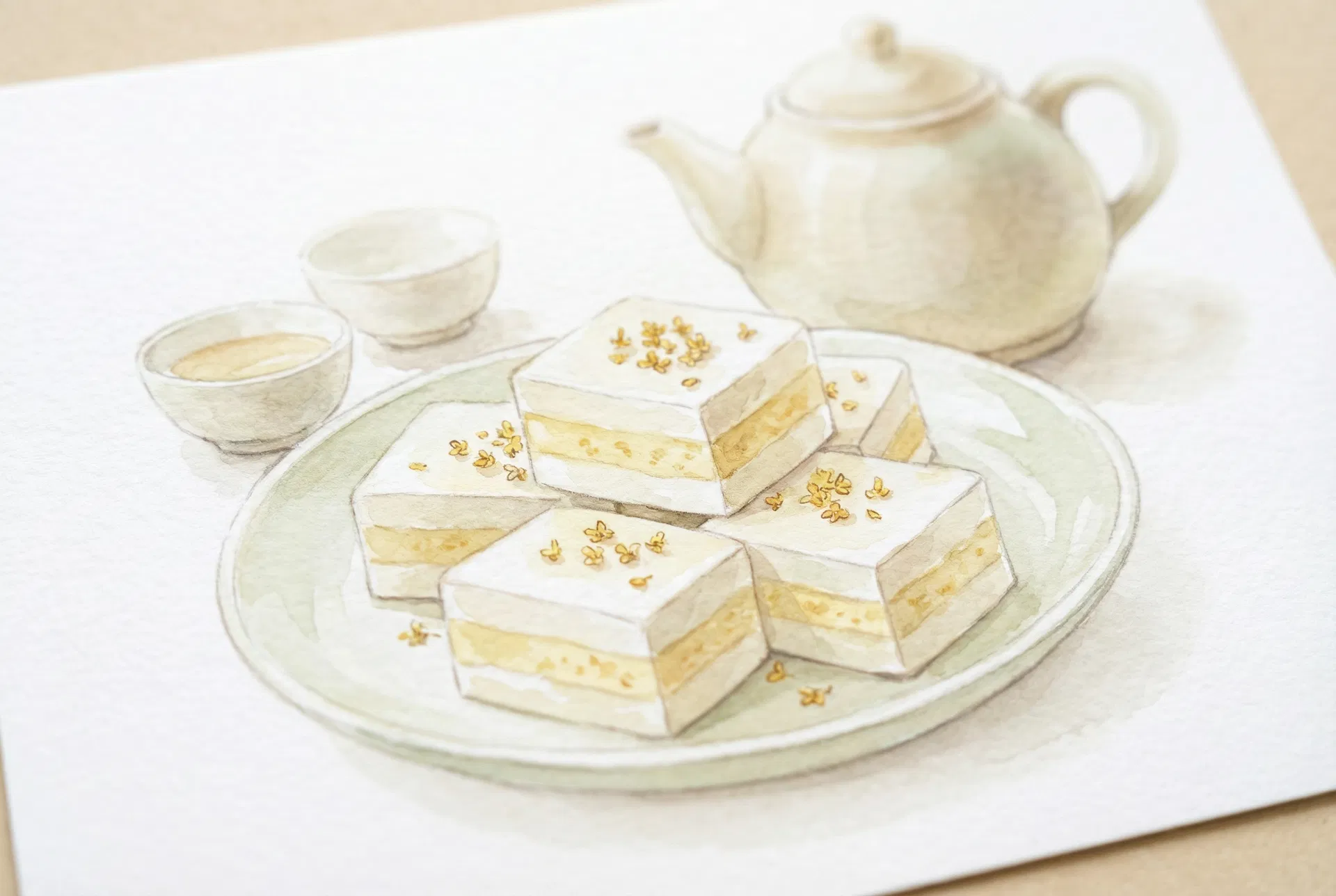 金木犀の香りに誘われて：中国伝統菓子「桂花糕」で巡る古都の旅