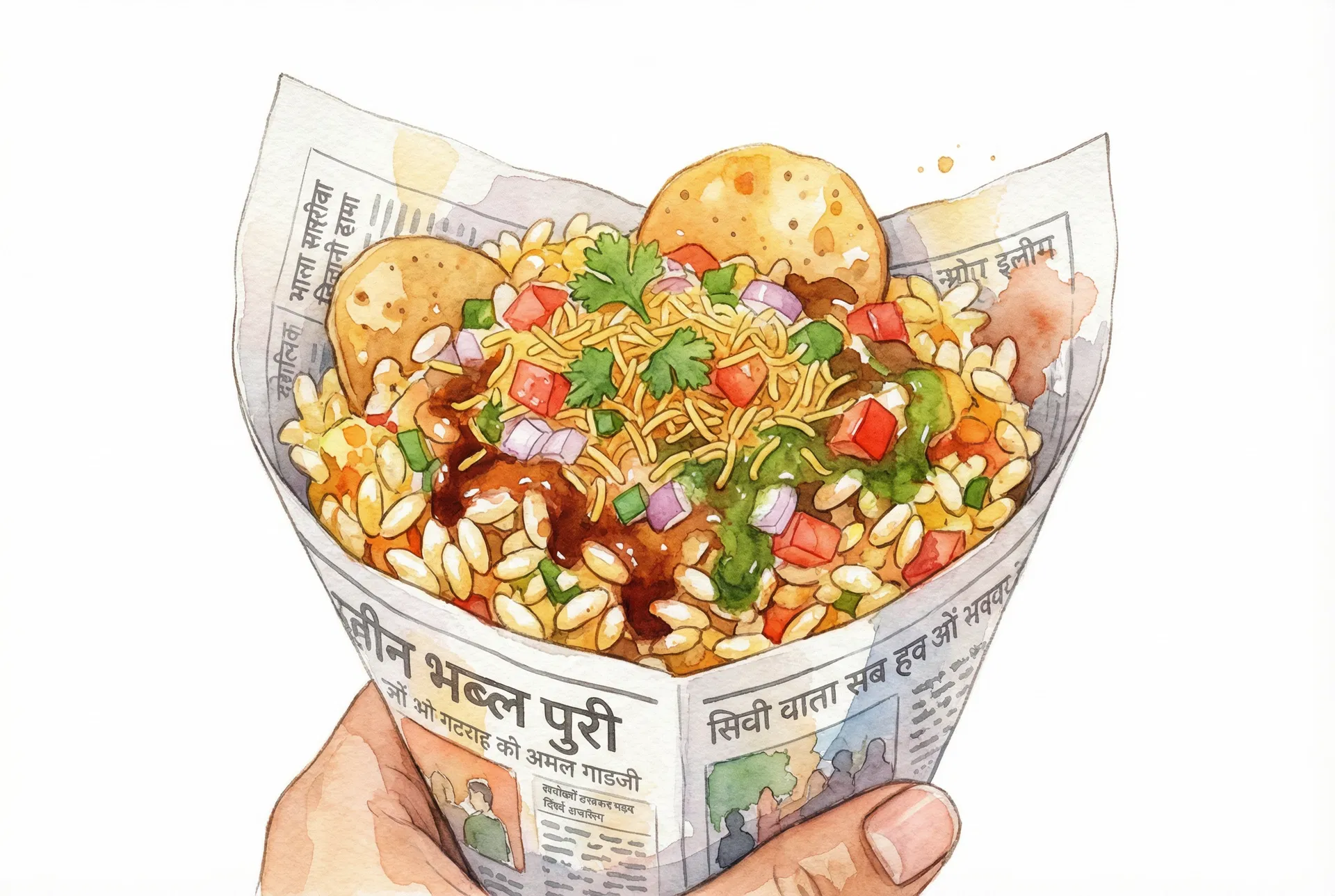 旅の記憶を呼び覚ます、インドの味：ベルプリ