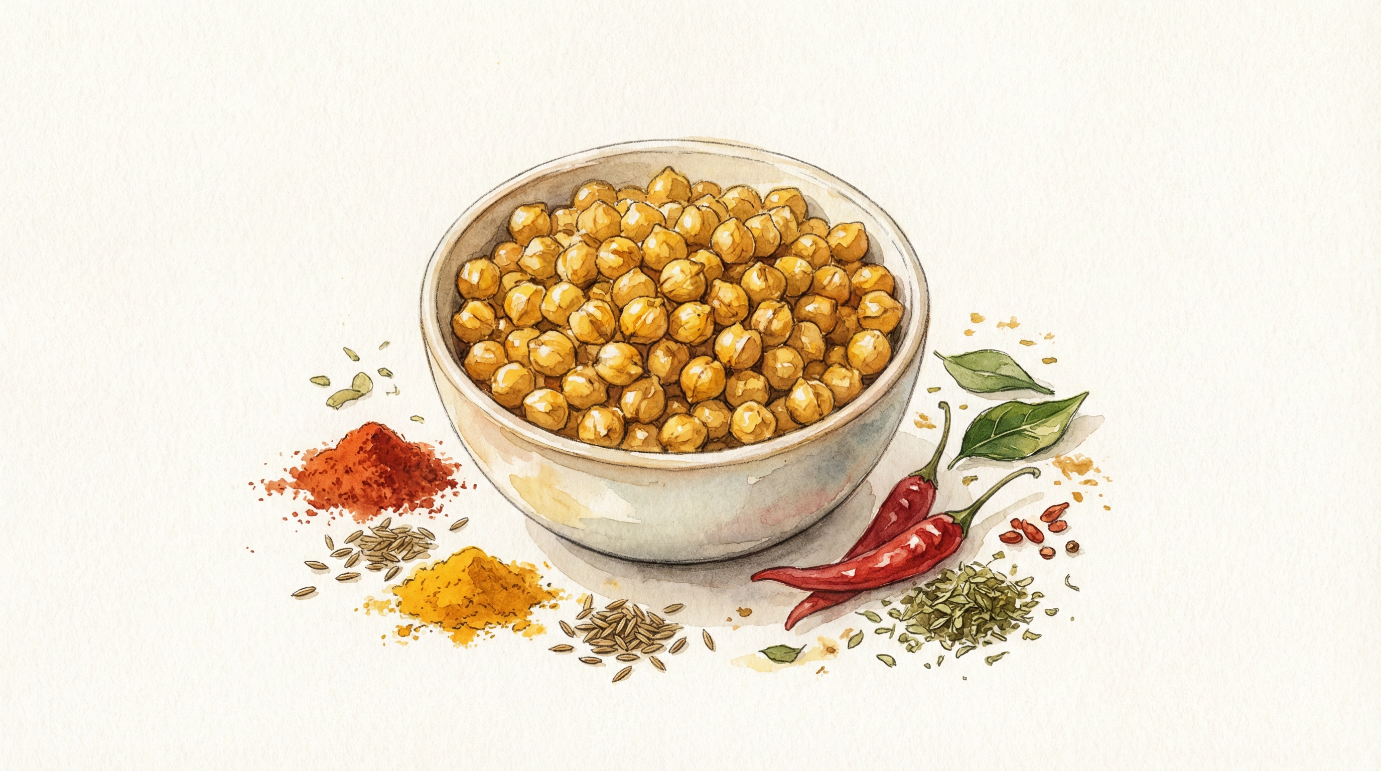 インドのローストチャナ：旅の途中で見つけた、心温まる豆の物語