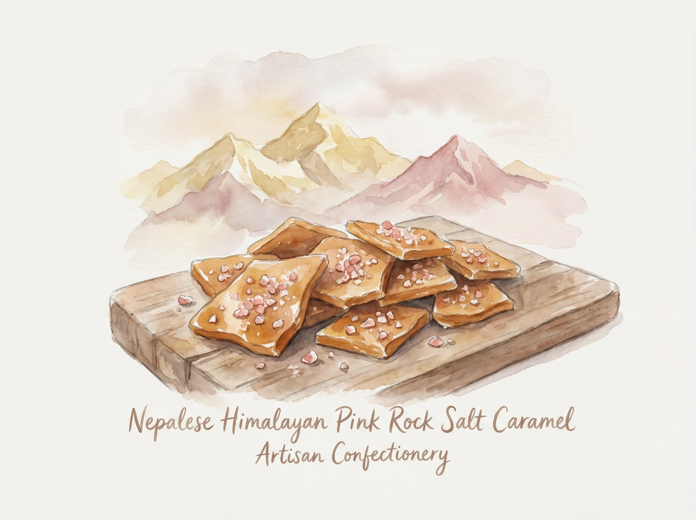 ヒマラヤの恵み、心とろける塩キャラメル — ネパールが贈る甘じょっぱい奇跡