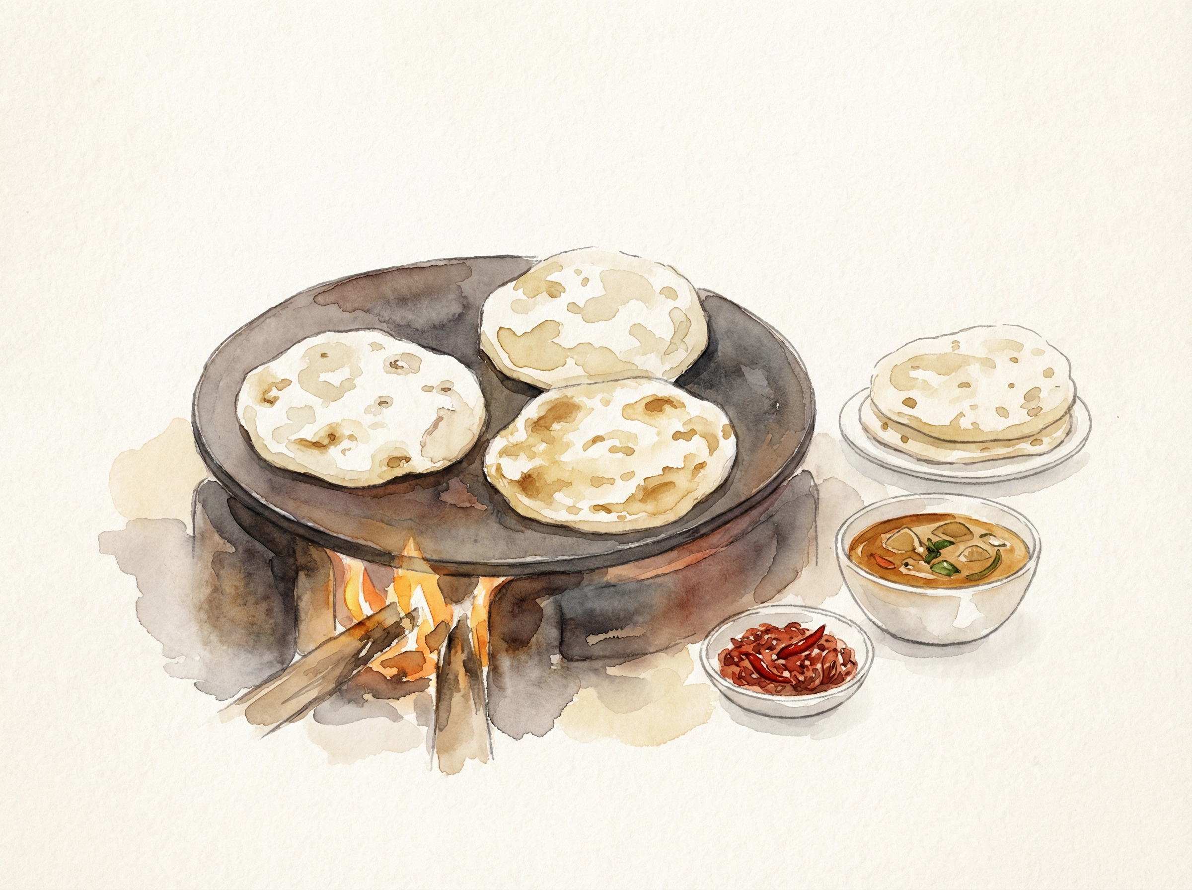 太陽とココナッツの恵み、スリランカの素朴な味わいポルロティ