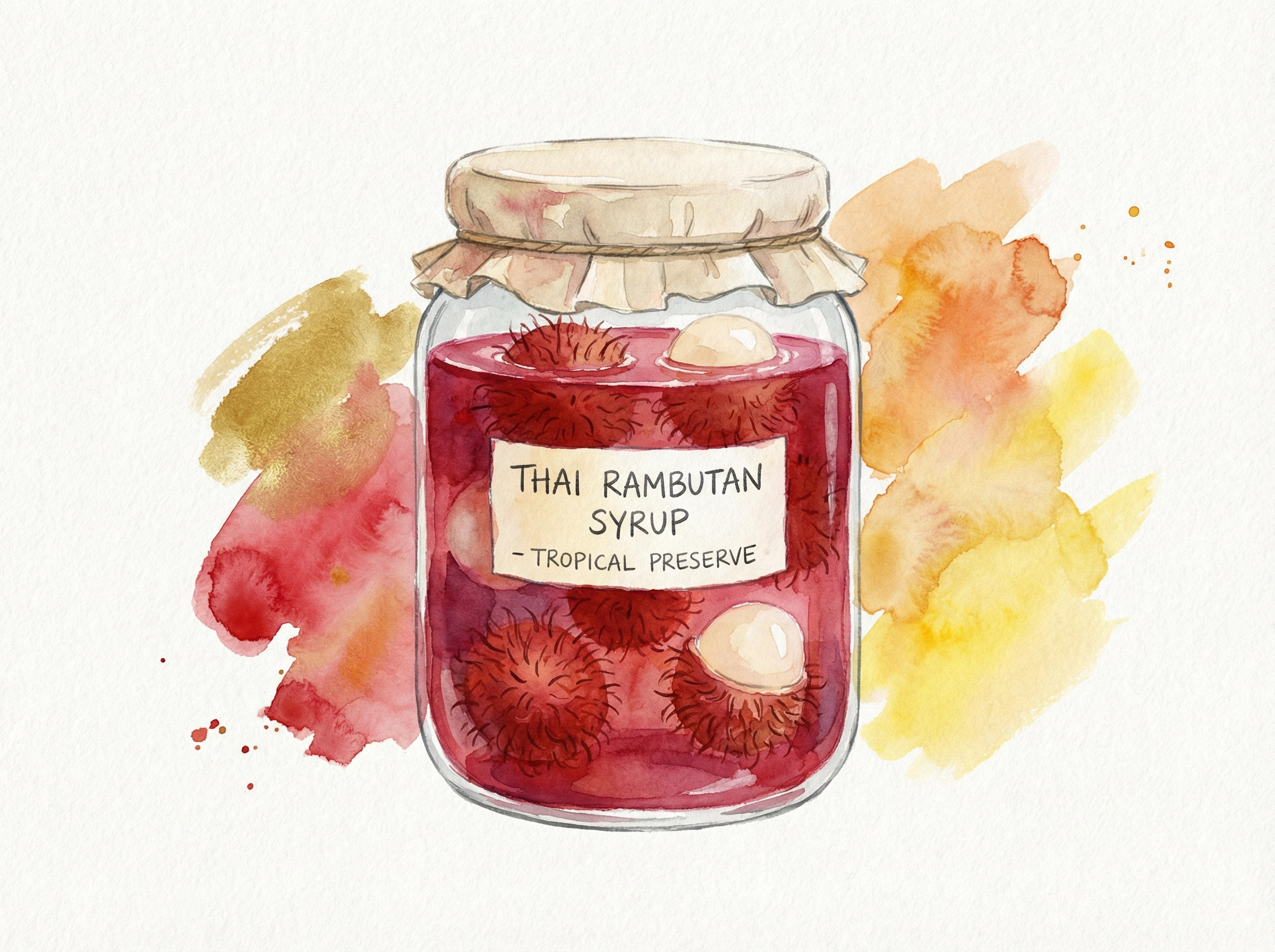 南国の輝きを閉じ込めた、タイのランブータンシロップの誘惑