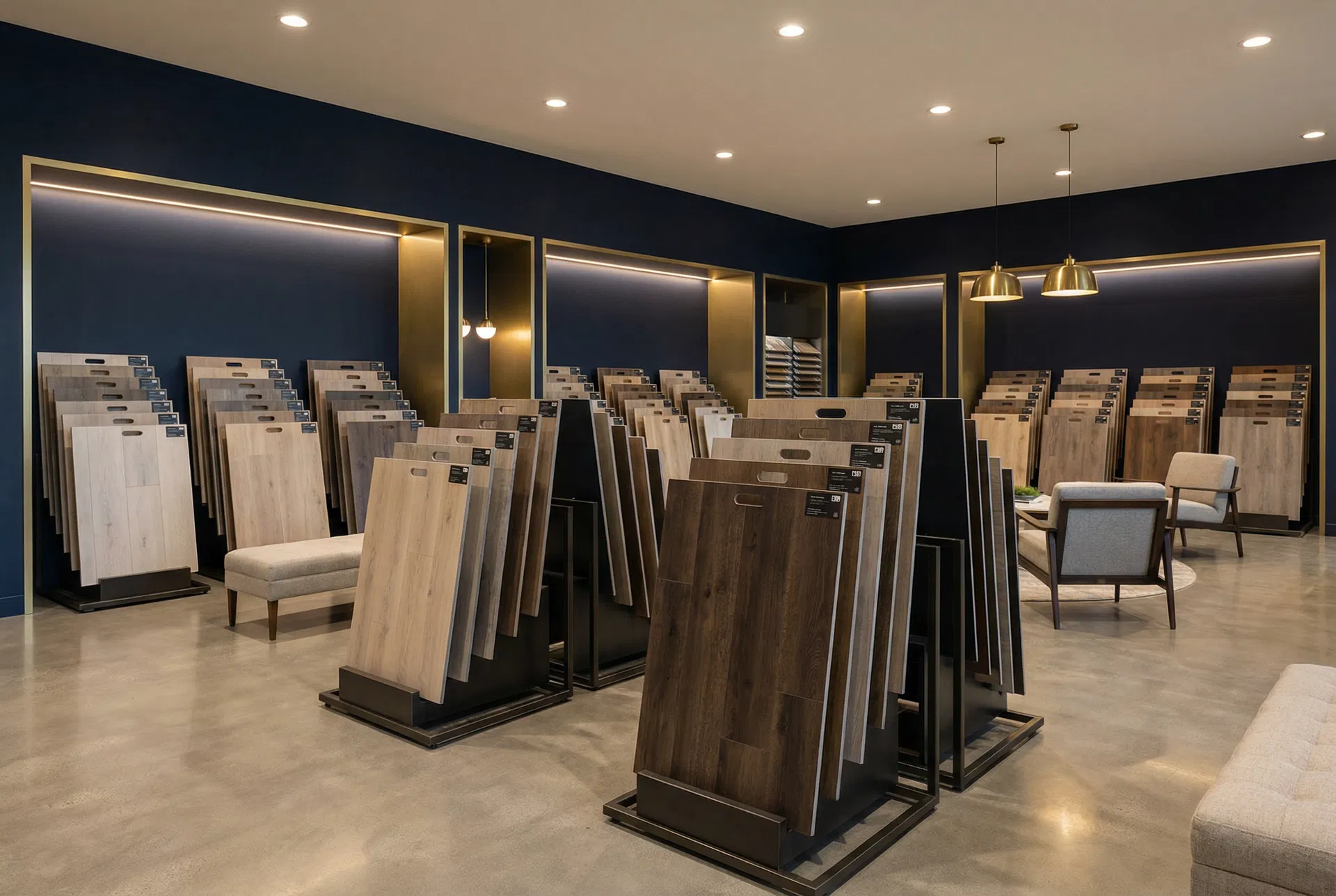 Premium flooring showroom