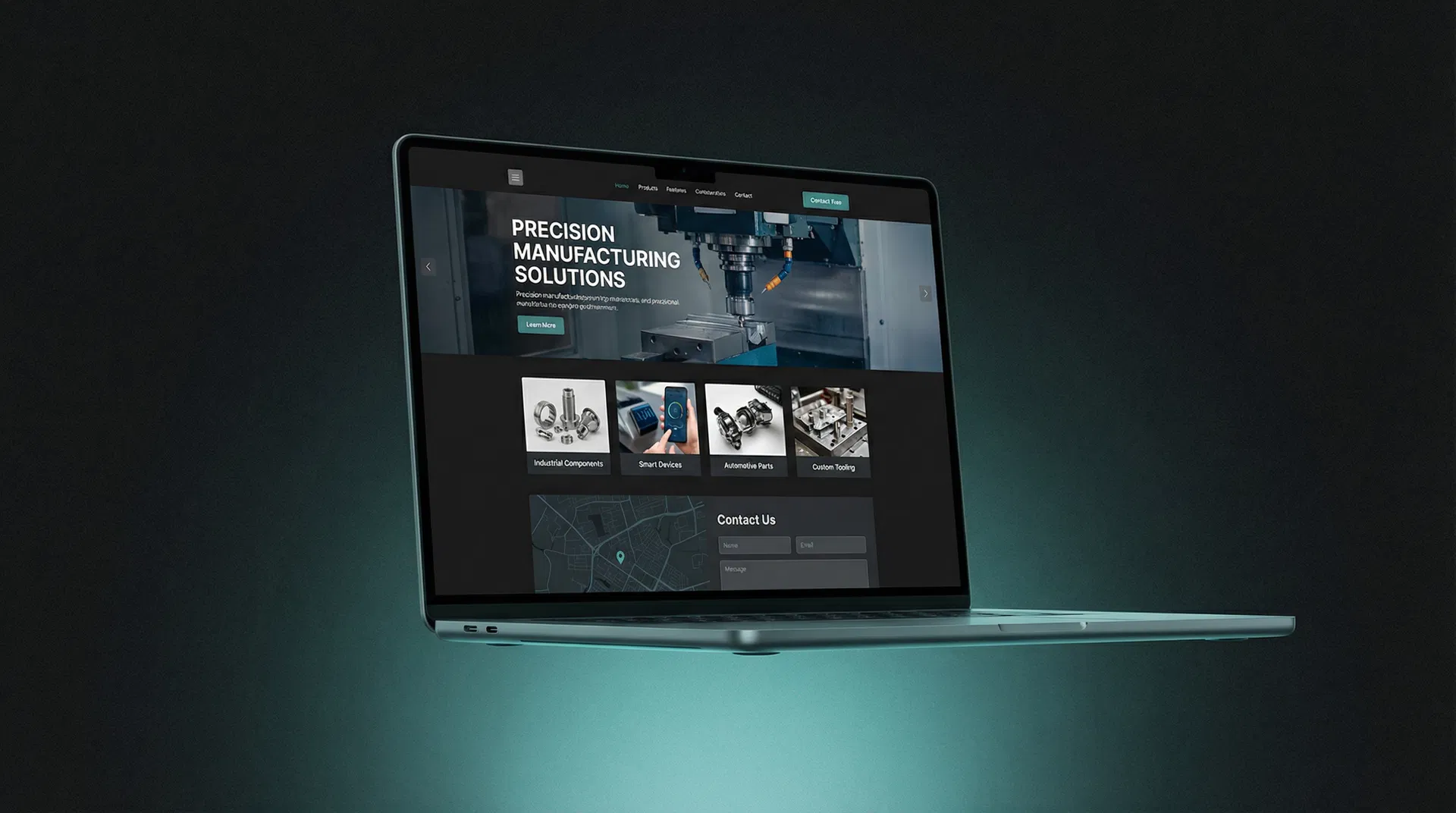 Aiverse 生成的出海官网示例