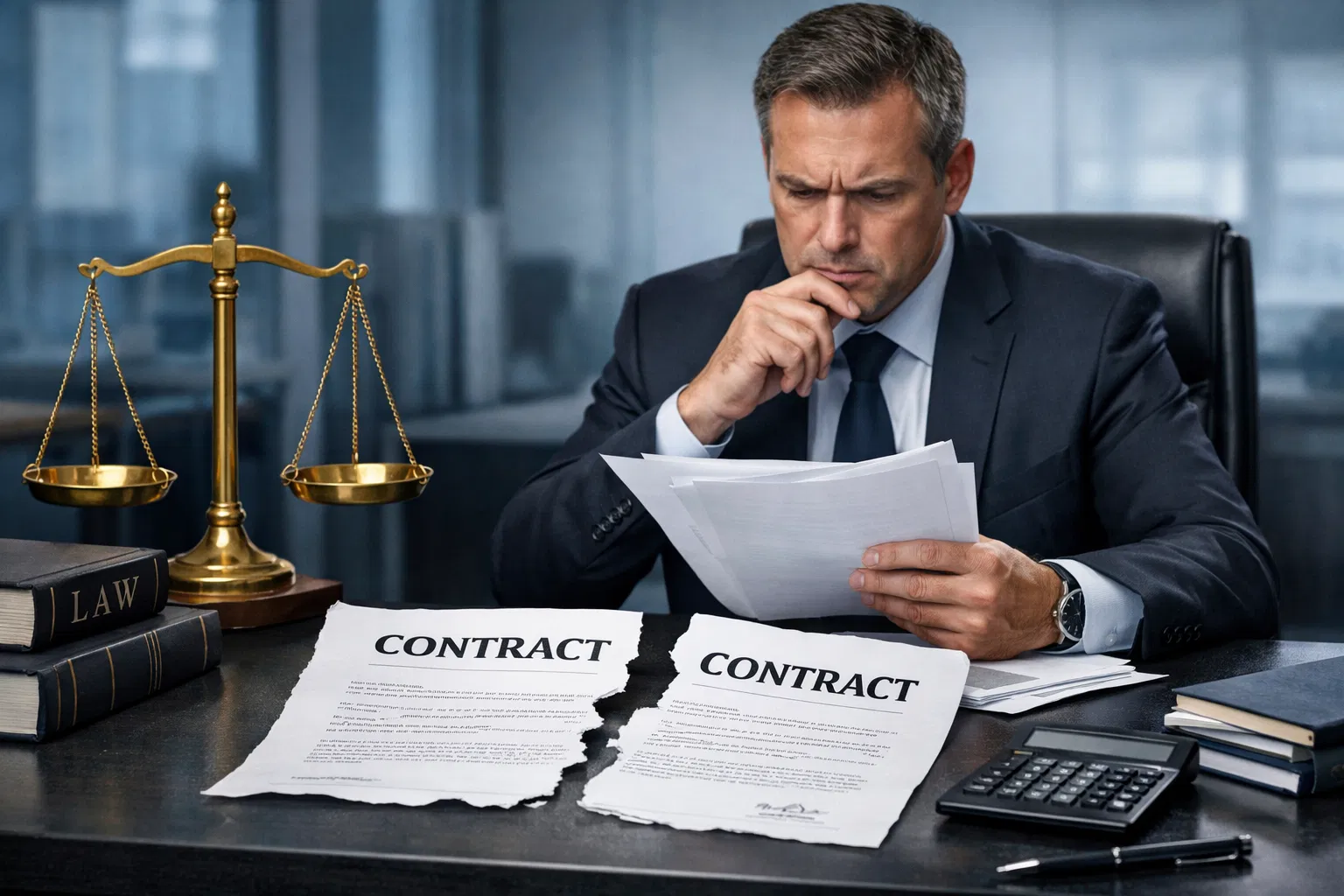 Um contrato não foi cumprido e você teve prejuízo