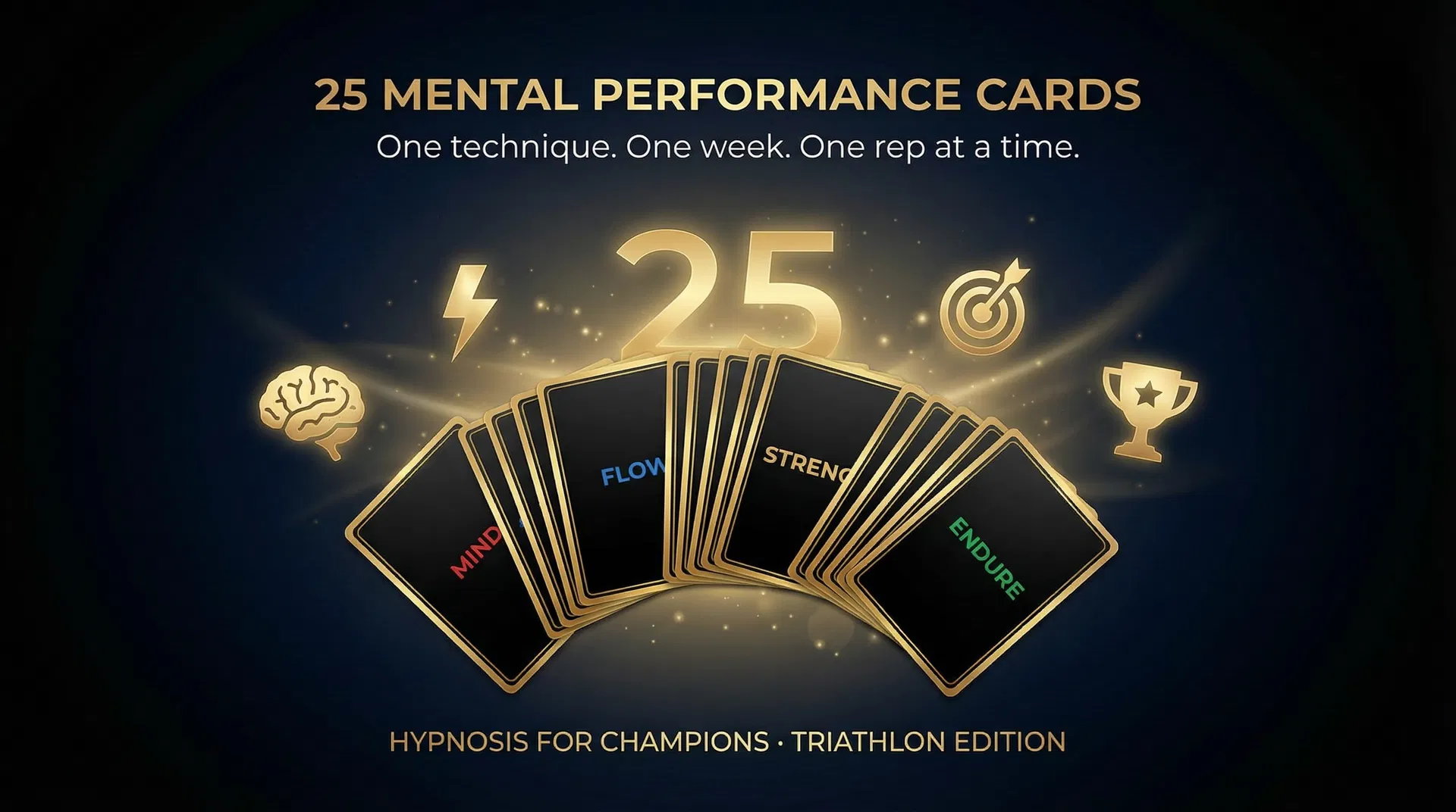25 Mental Performance Cards - Card Deck