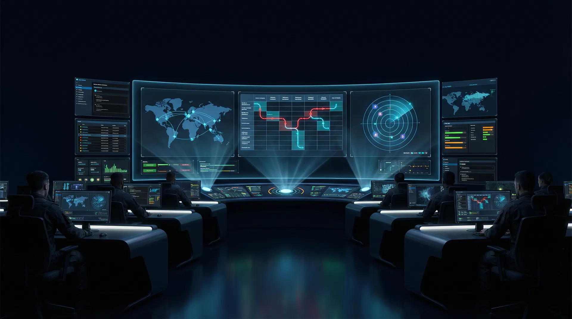 SOC platform and incident response dashboard for enterprise threat detection and live attack forensics
