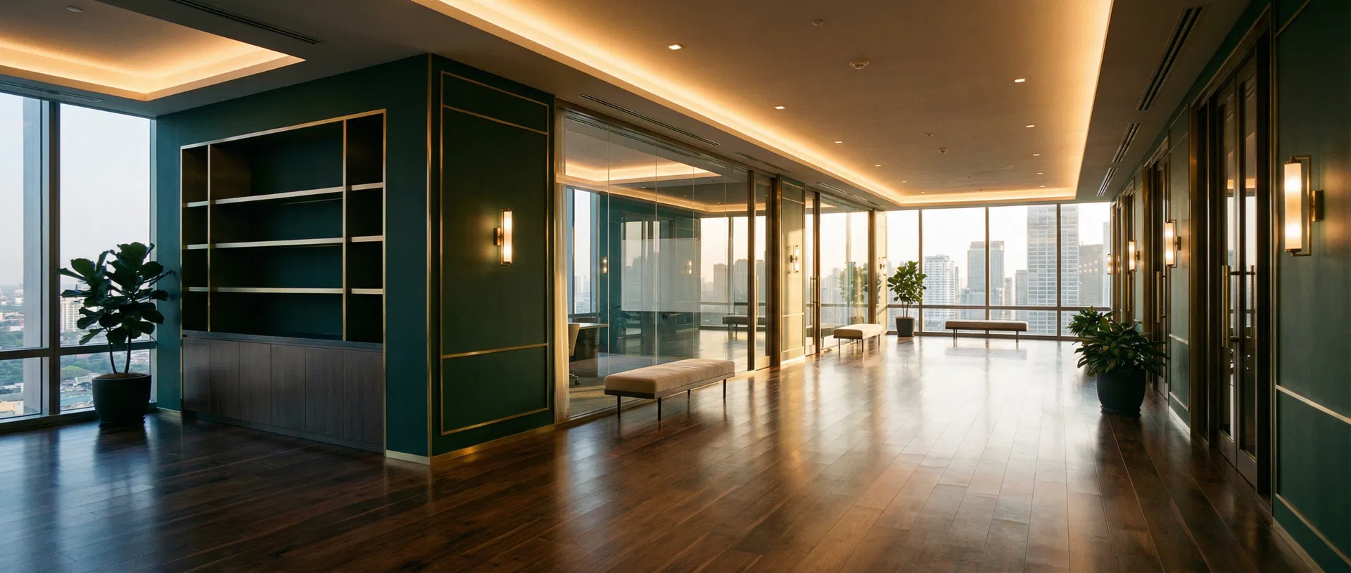 Modern office environment — AQL Partners leadership development firm