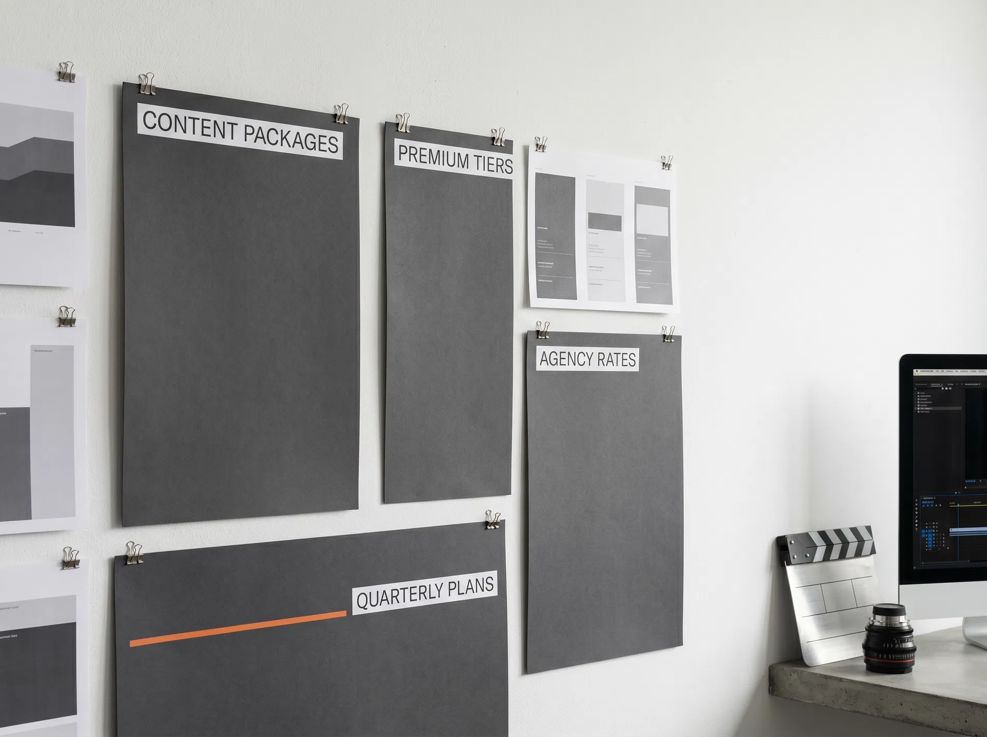 Editorial package boards