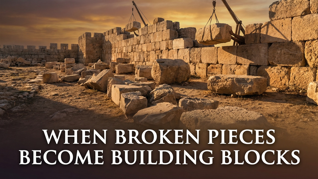 When Broken Pieces Become Building Blocks