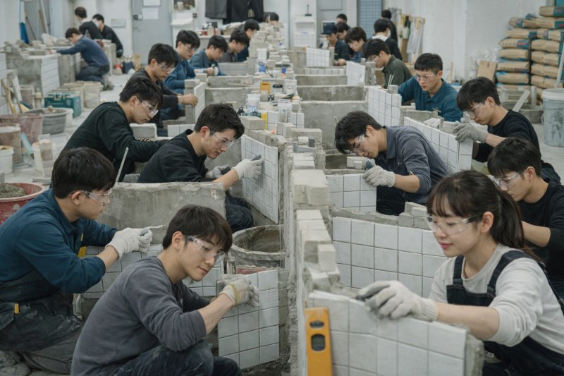 타일기능사 취득 및 실무자 양성과정