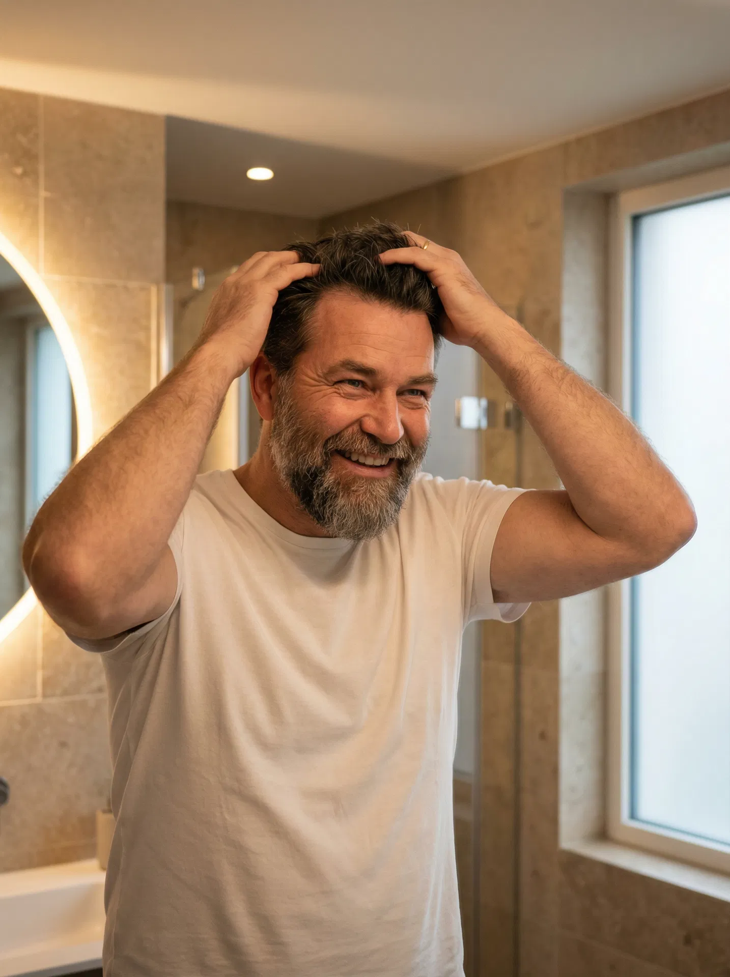 Visibly Thicker Hair