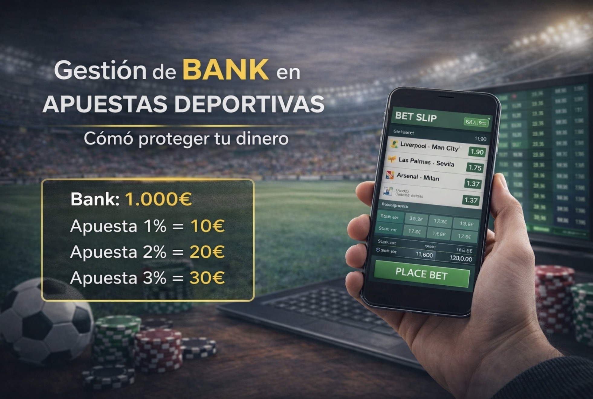 Gestión de bank en apuestas deportivas: cómo proteger tu dinero