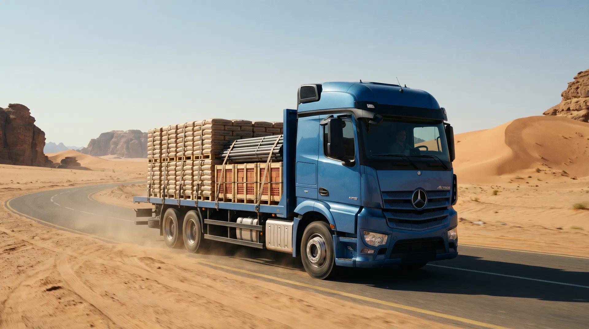 نقل مواد البناء