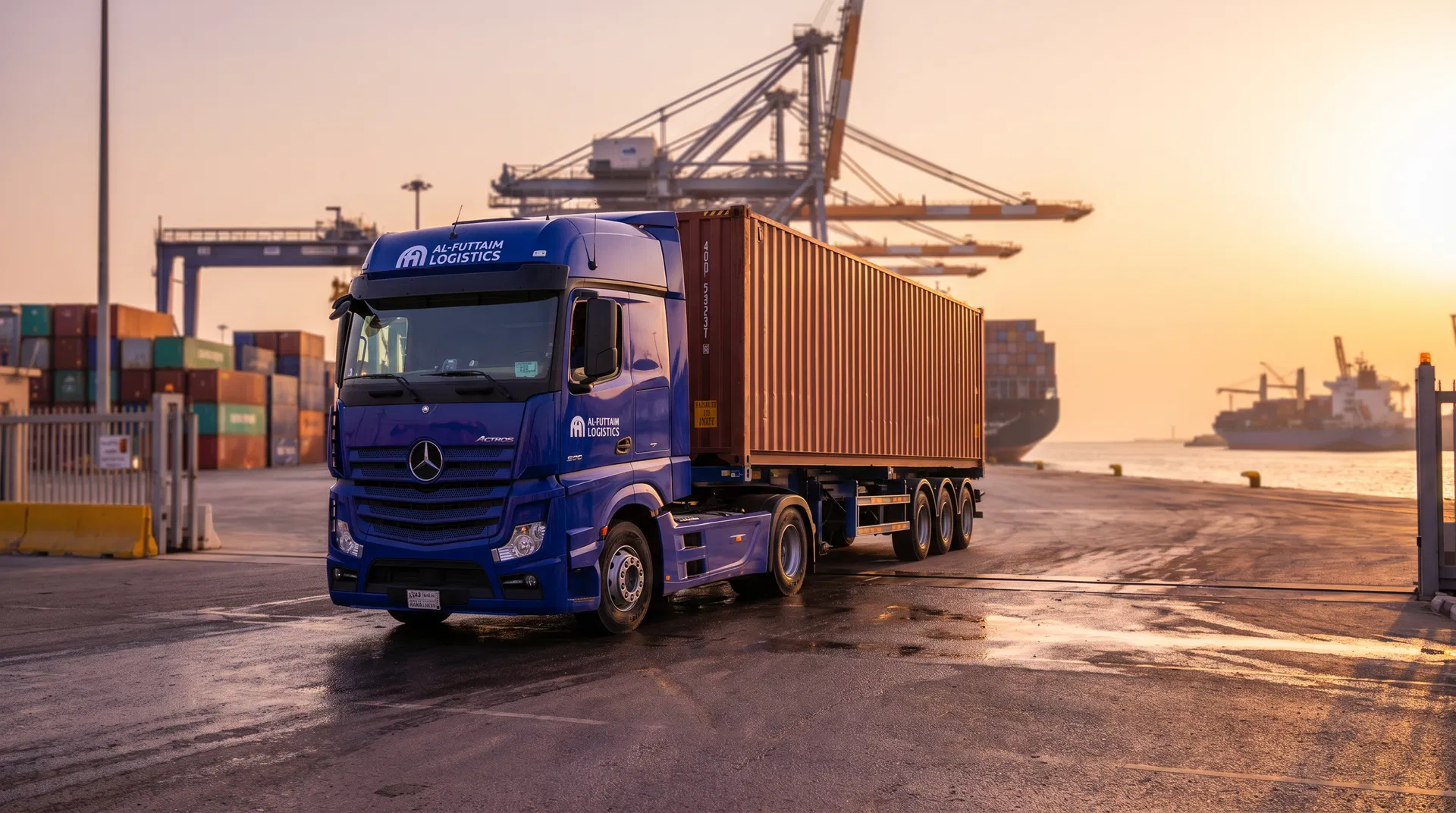 نقل الحاويات من الميناء