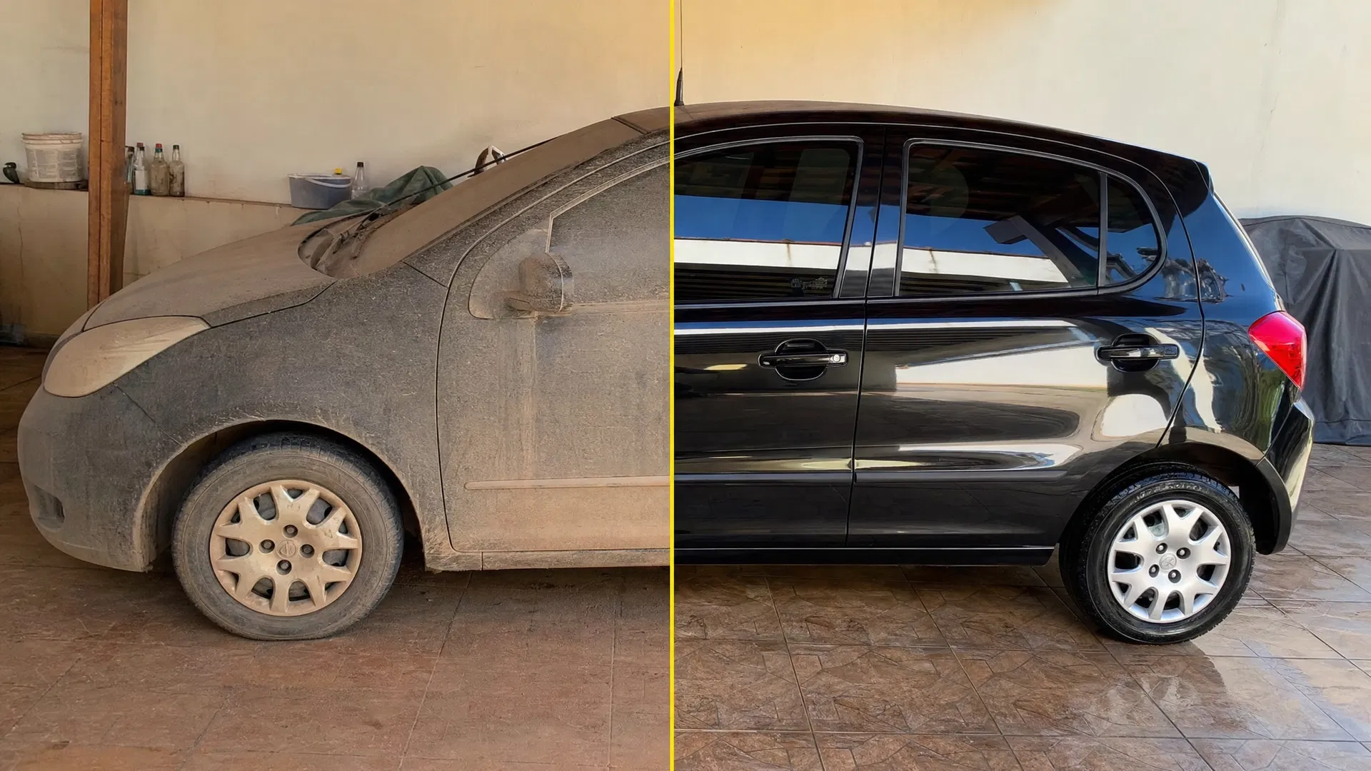 Antes e depois