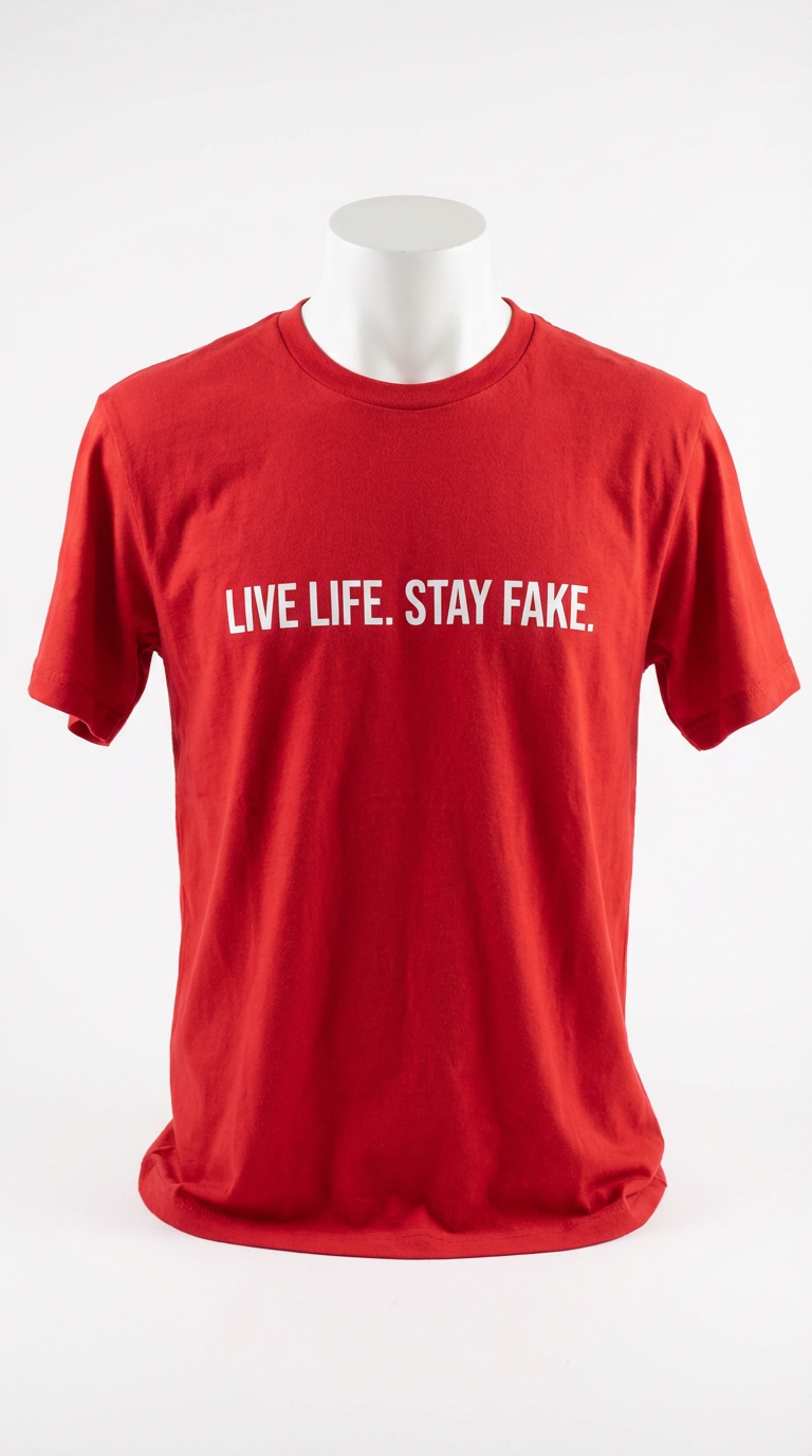 Live Life. Stay Fake. Tee
