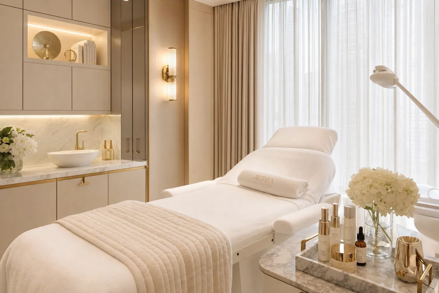 Luxury treatment room at The Anatomy Institute