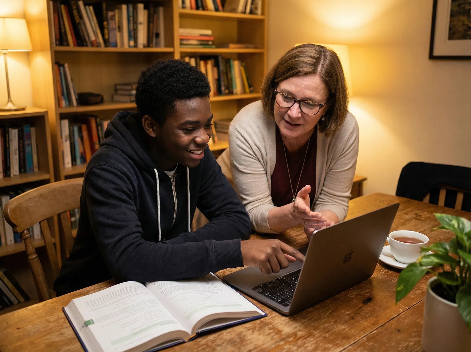 Virtual tutoring session
