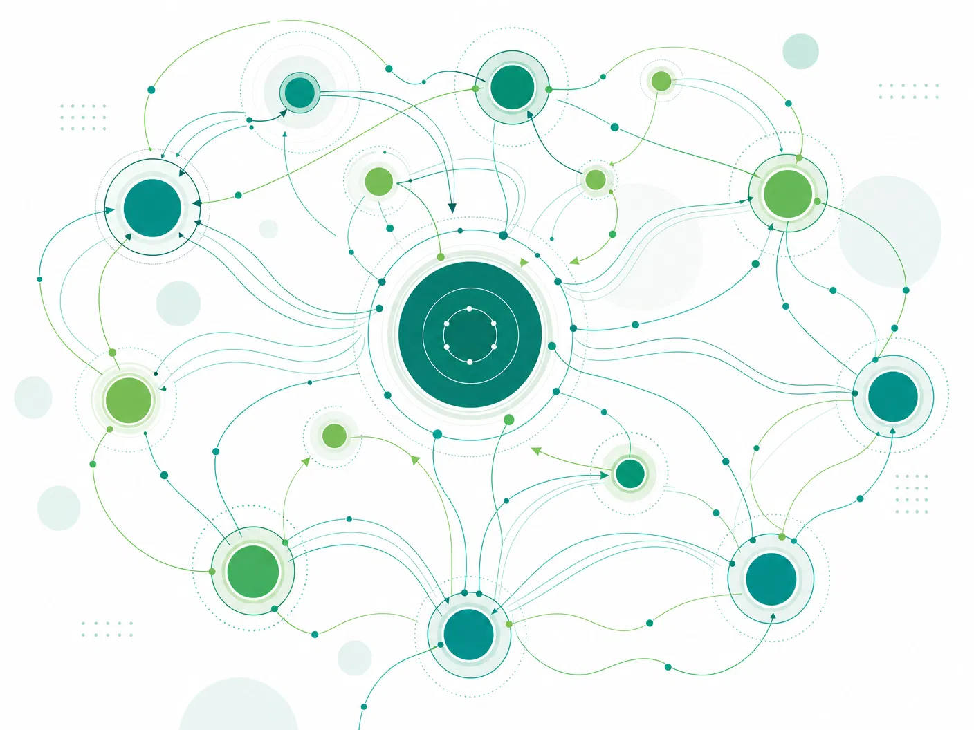 Community capital circulation network visualization