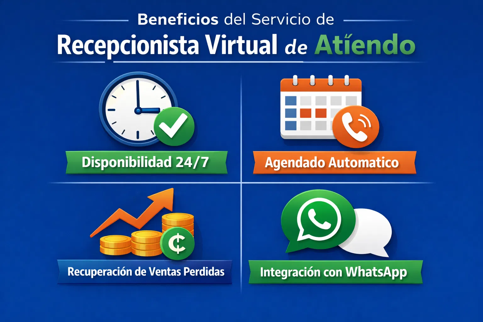 Beneficios de Atiendo