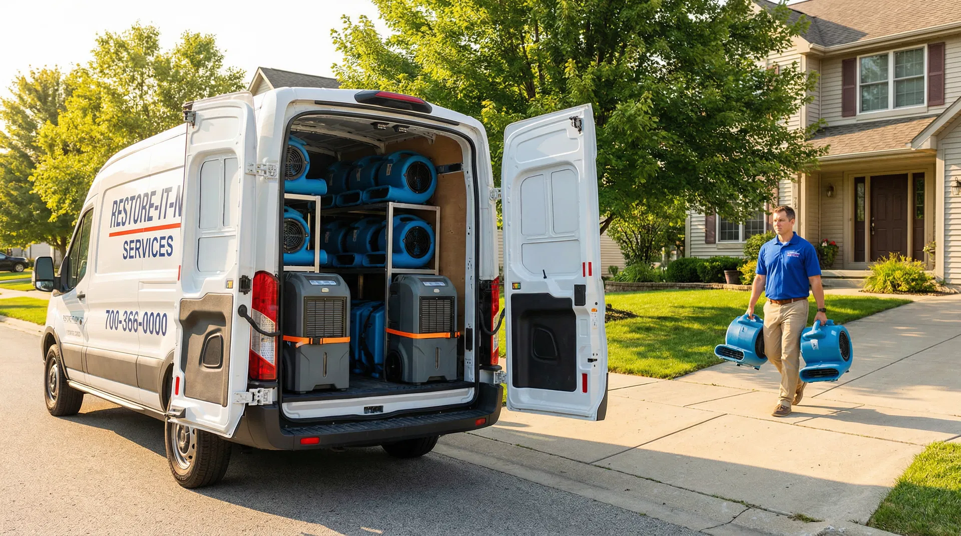 Equipment delivery and setup service