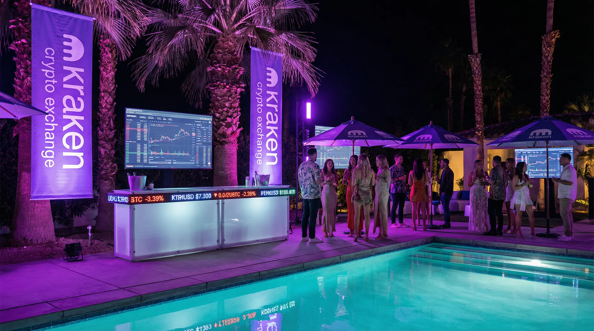 Kraken Crypto Lounge Mockup