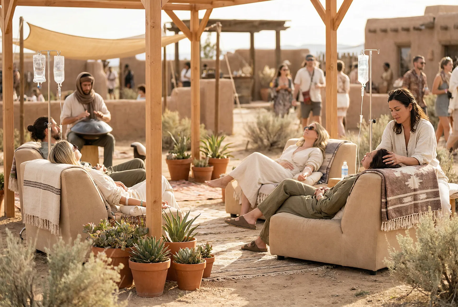 Wellness lounge at the Ready RX Recovery Ranch