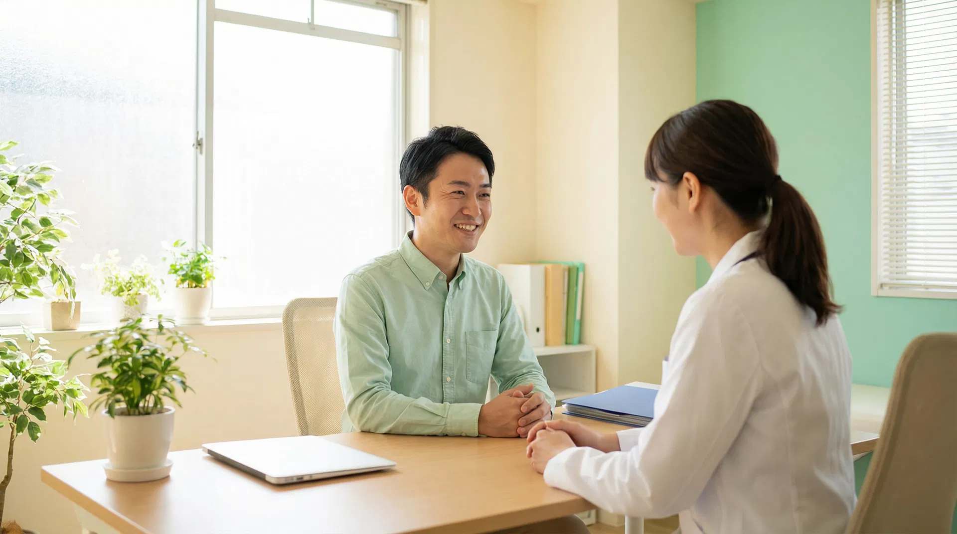 クリニックでの相談風景