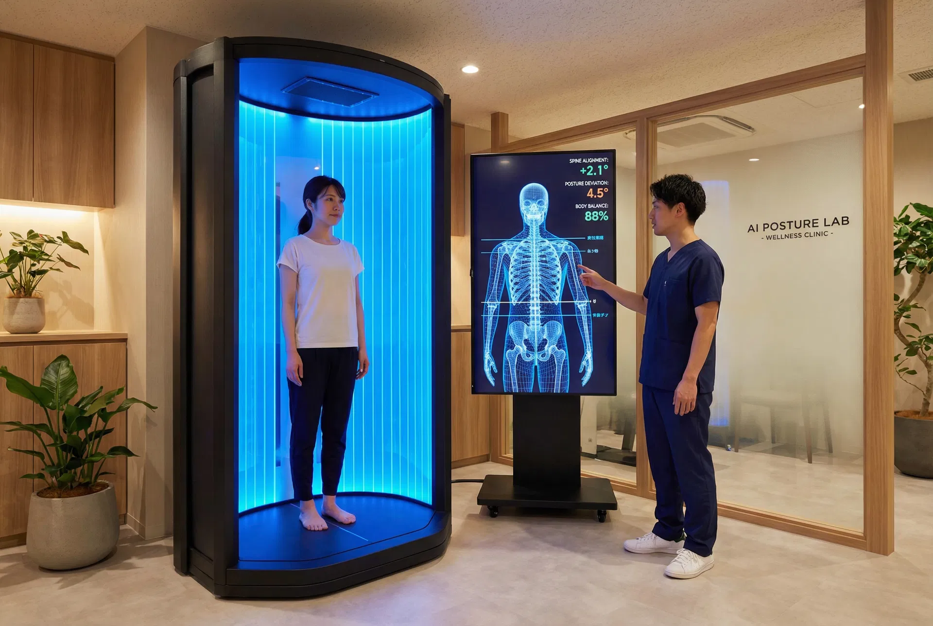 AI姿勢診断システム