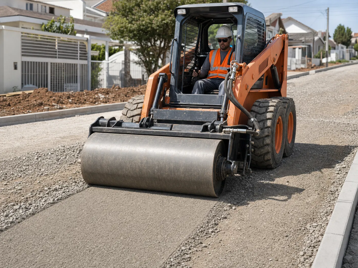 Rolo Compactador para Bobcat