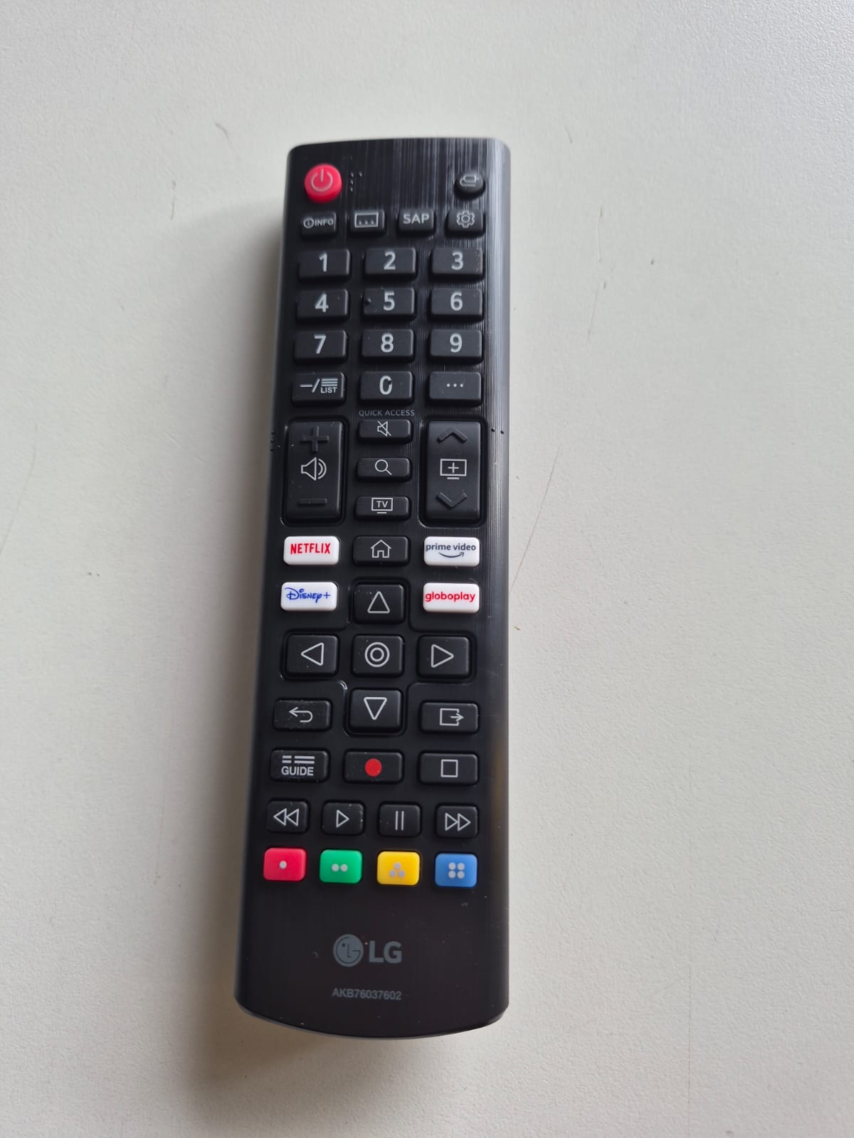 CONTROLE REMOTO TV LG Original AKB76037602 LG - Fast Fix Curitiba