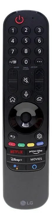 CONTROLE REMOTO MAGIC TV LG MR21GA TECLA MOVIES ORIGINAL AKB76039704 LG - Fast Fix Curitiba