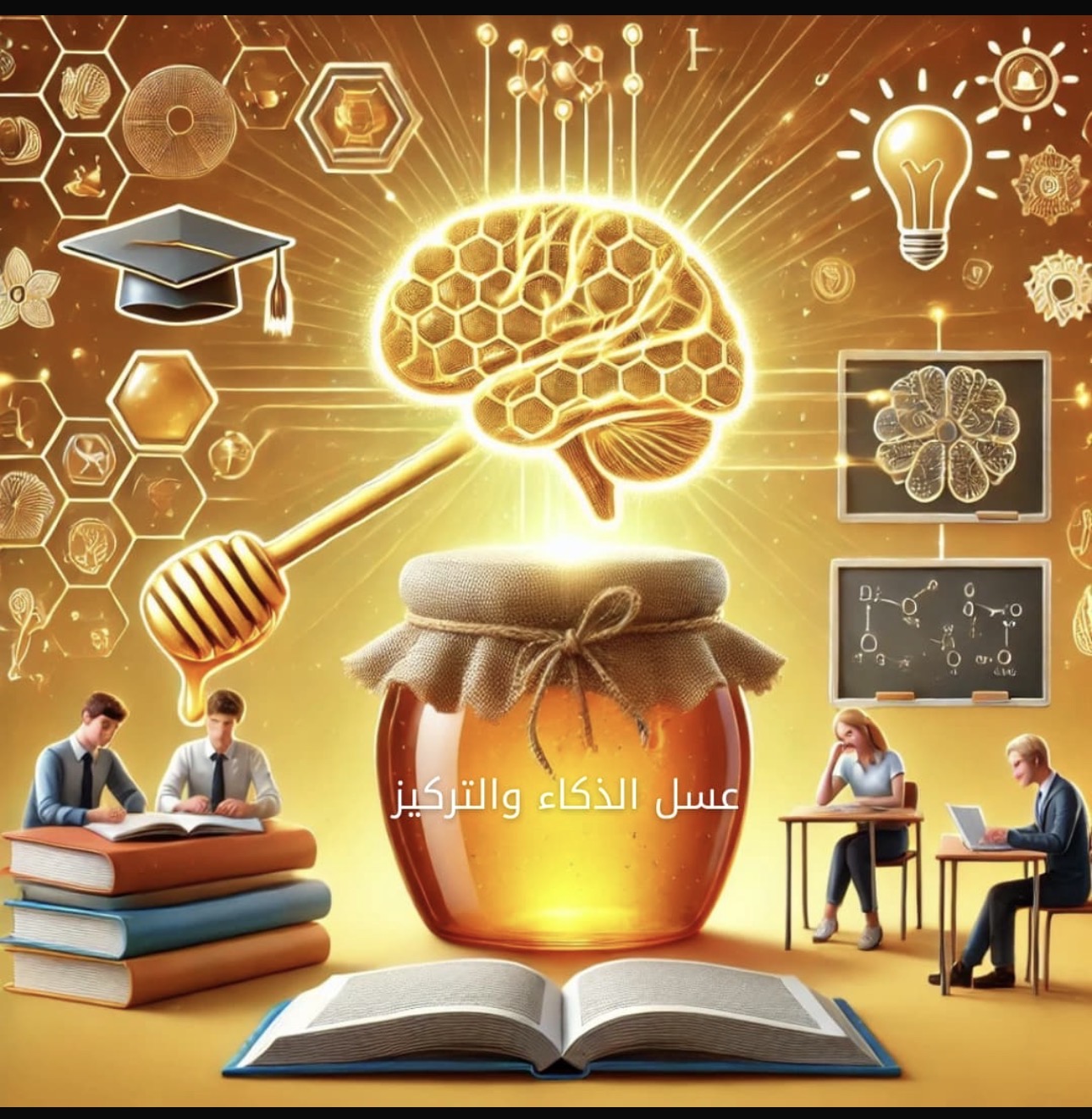عسل الذاكره والحفظ